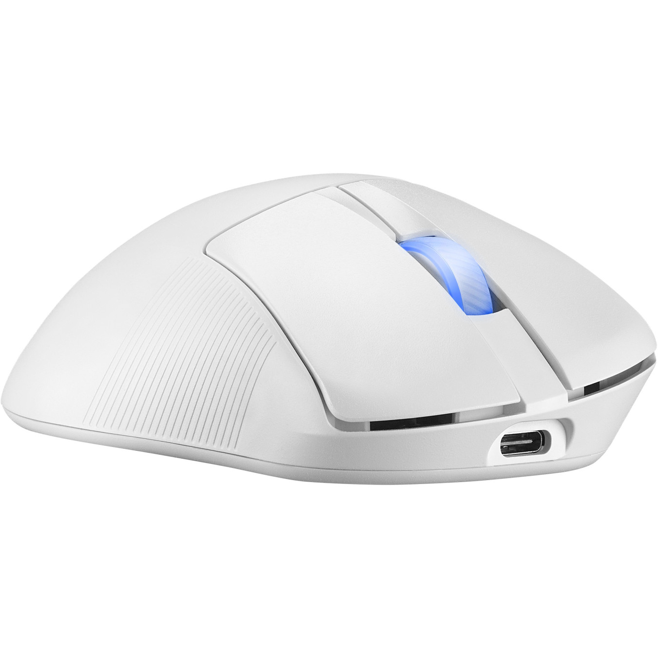 ASUS ROG Keris II Ace Wireless Gaming Mouse - Right-Hand, Tri-Mode (2.4G/BT/USB), 42,000 DPI, White
