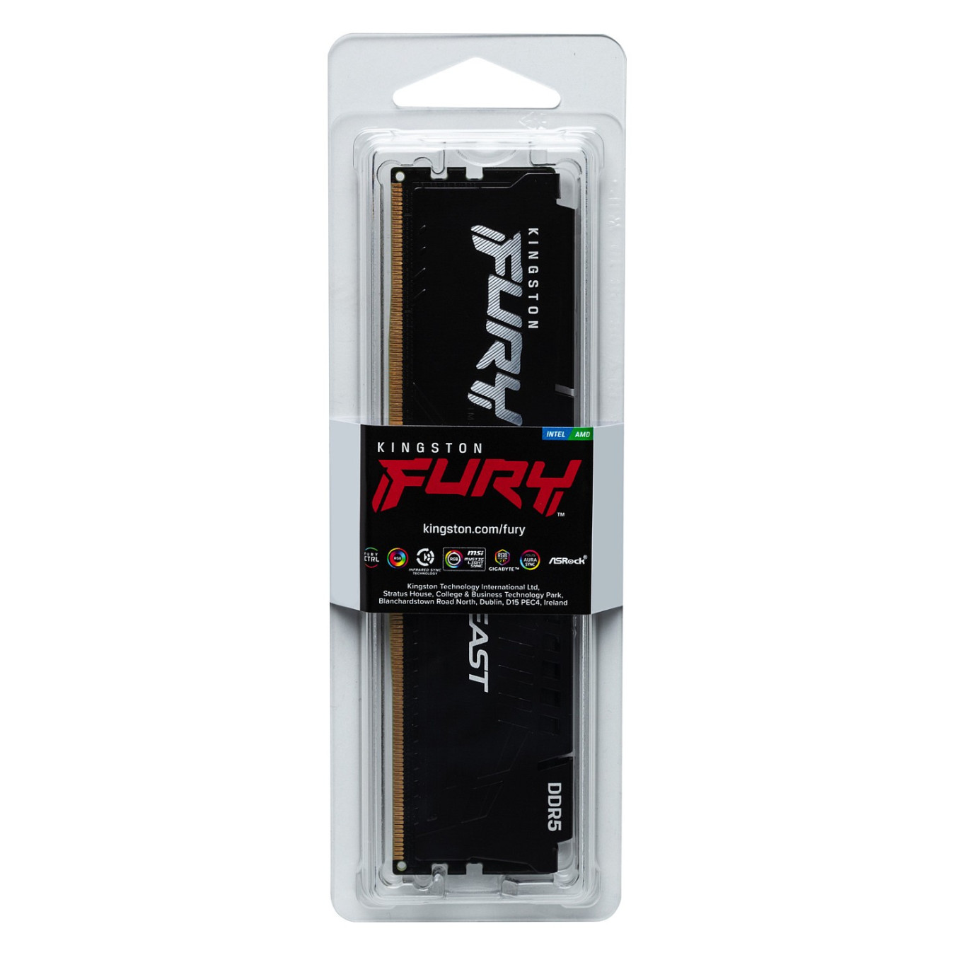 32GB PC 5600 CL36 Kingston 1Rx8 FURY Beast Black retail — Buy in Cyprus with Fast Delivery