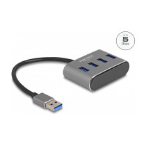 DELOCK 4 Port USB 3.2 Gen 1 Hub mit USB Typ-A Anschluss - USB Typ-A Buchsen oben — Buy in Cyprus with Fast Delivery