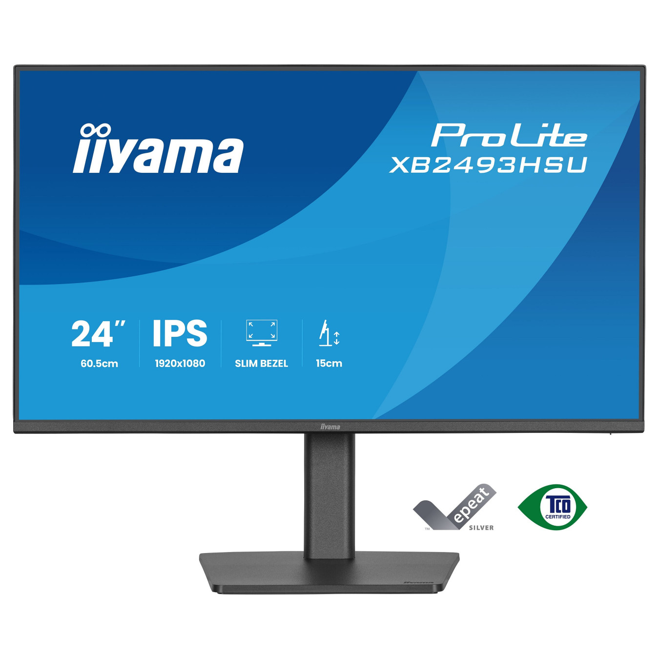 iiyama ProLite XB2493HSU-B1 Monitor 60.5 cm (24') mattschwarz — Buy in Cyprus with Fast Delivery