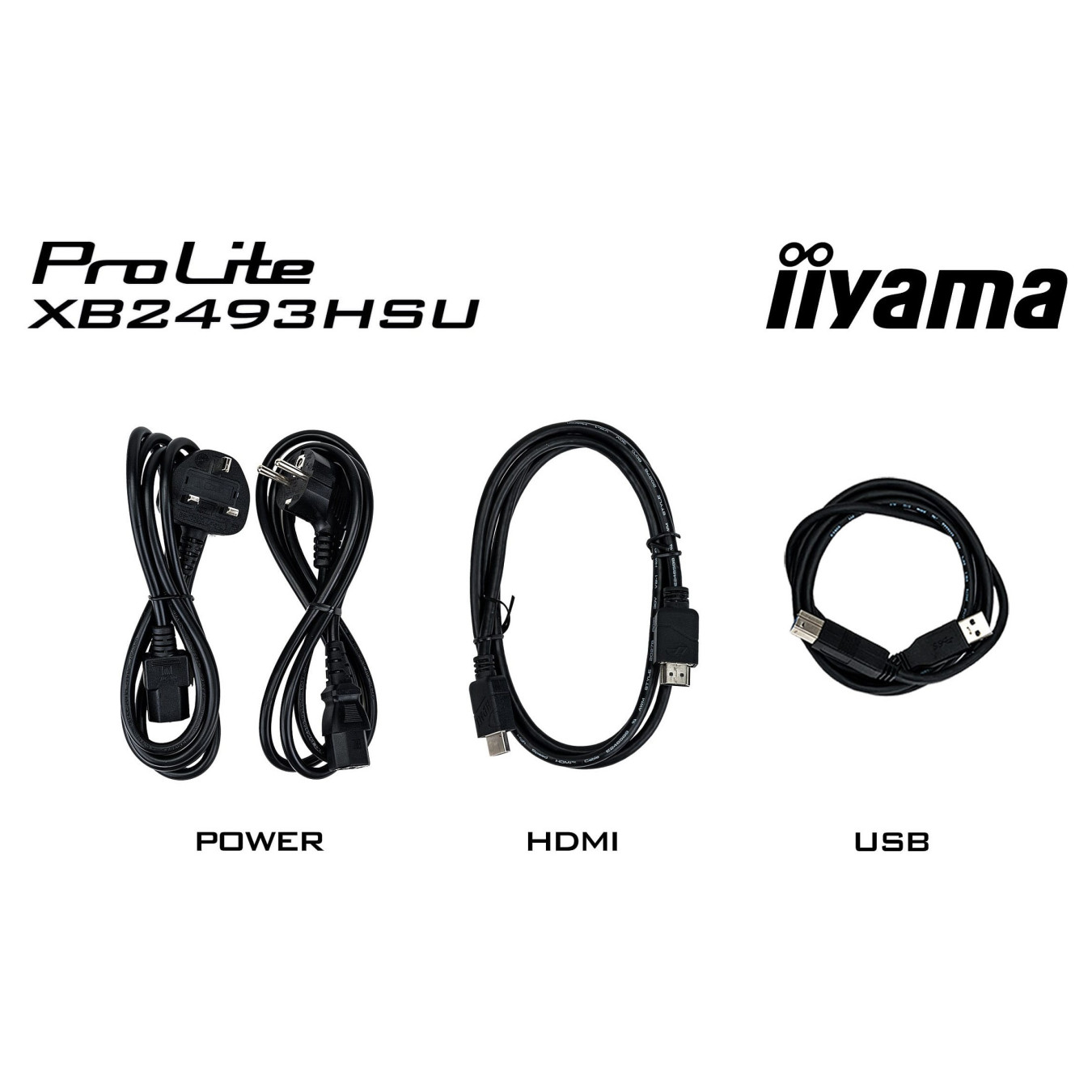 iiyama ProLite XB2493HSU-B1 Monitor 60.5 cm (24') mattschwarz — Buy in Cyprus with Fast Delivery