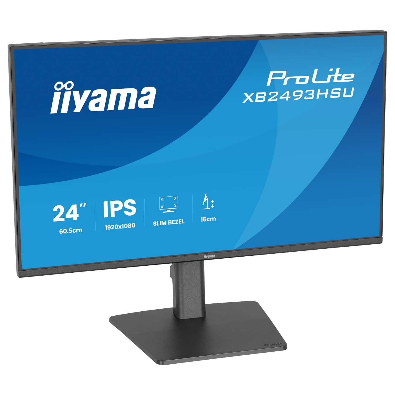 iiyama ProLite XB2493HSU-B1 Monitor 60.5 cm (24') mattschwarz — Buy in Cyprus with Fast Delivery