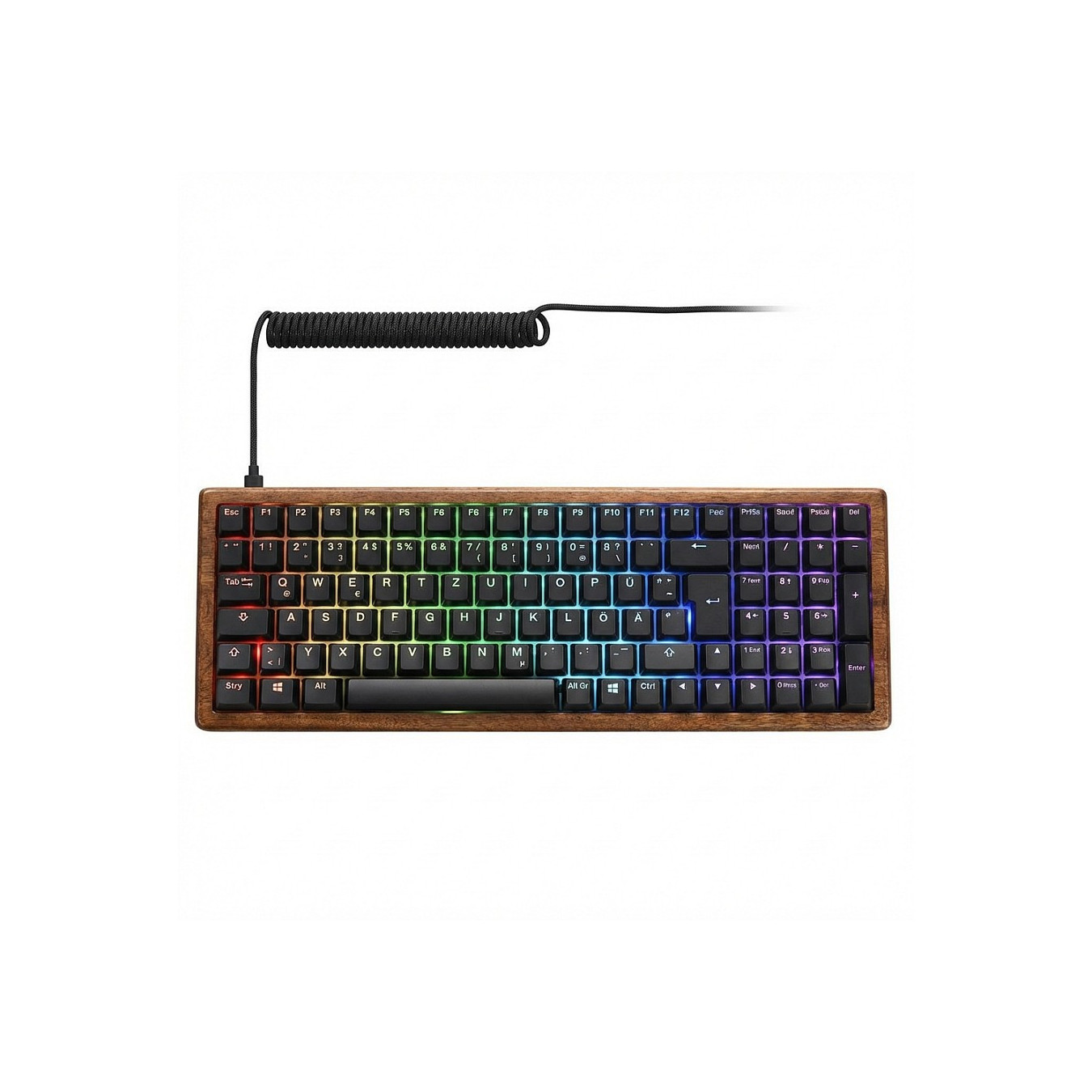 Sharkoon SKILLER SGK50 S2 Wood PBT holz schwarz US-Layout Gateron G Pro 3.0 — Buy in Cyprus with Fast Delivery
