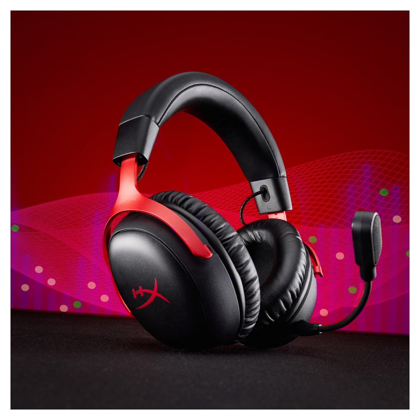 HyperX Cloud III S Wireless Gaming Headset Black/Red (Boxed) — Buy in Cyprus with Fast Delivery