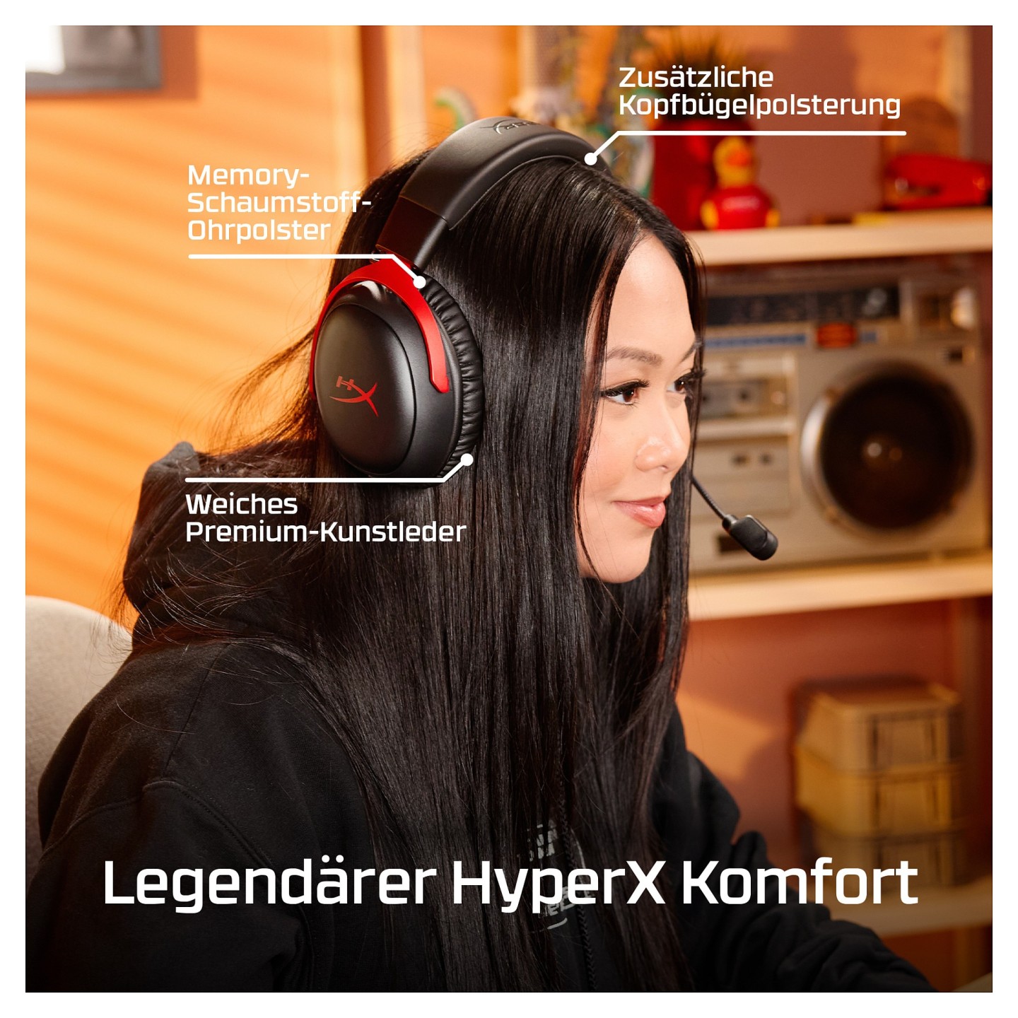 HyperX Cloud III S Wireless Gaming Headset Black/Red (Boxed) — Buy in Cyprus with Fast Delivery