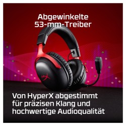 HyperX Cloud III S Wireless Gaming Headset Black/Red (Boxed) — Buy in Cyprus with Fast Delivery