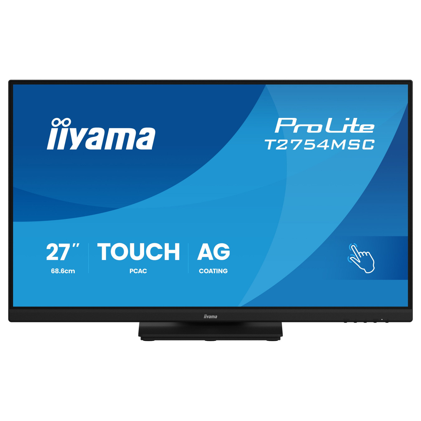iiyama 68.6cm (27') T2754MSC-B2AG 16:9 M-Touch VGA+HDMI — Buy in Cyprus with Fast Delivery
