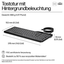 HP 405 Multi-Device Backlit Wired Keyboard SmartBuy — Buy in Cyprus with Fast Delivery
