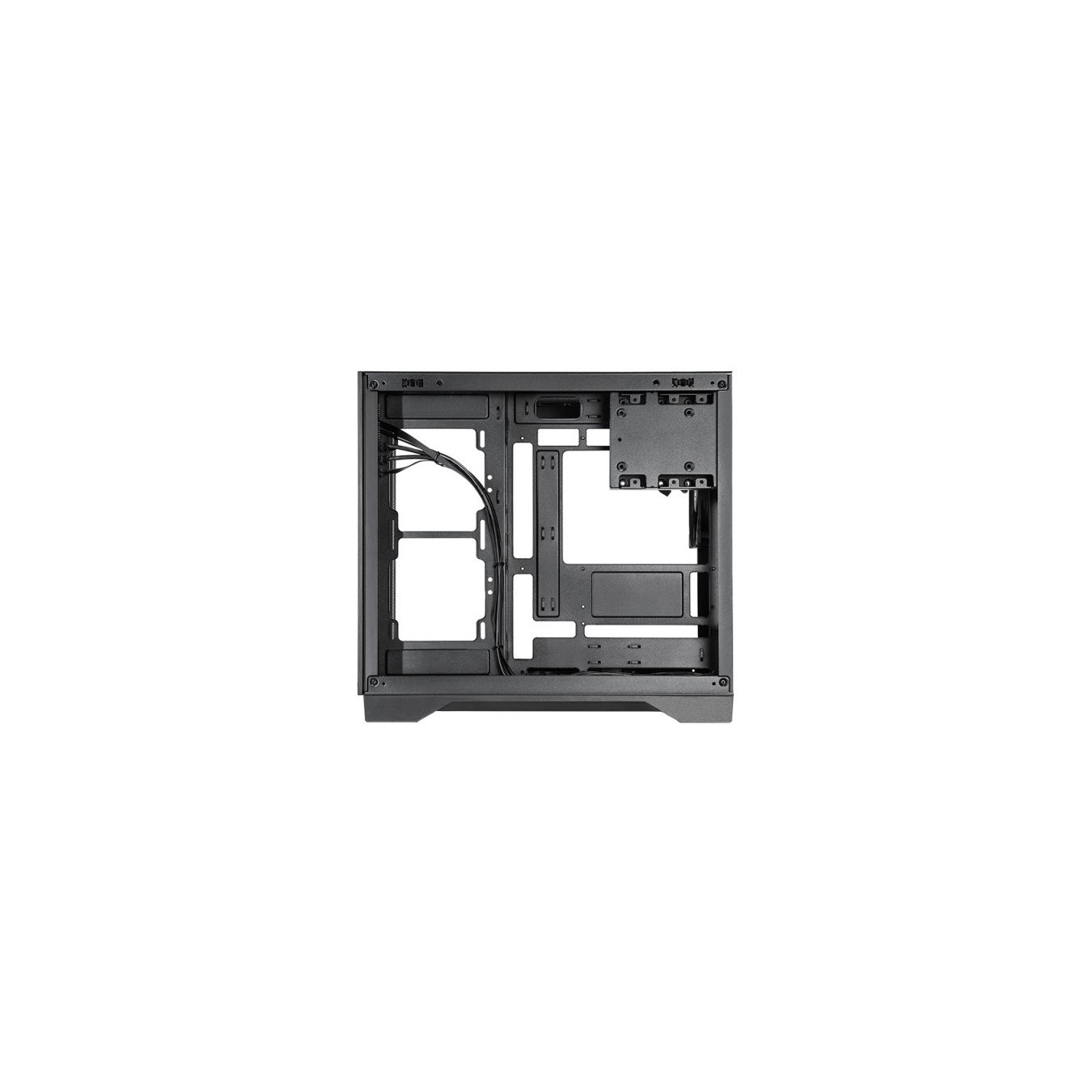 Chieftec Visio Air Mesh GM-30B-M-OP - Black mATX Cube Case, USB-C, 360mm Top Radiator, 410mm GPU, 175mm CPU Cooler