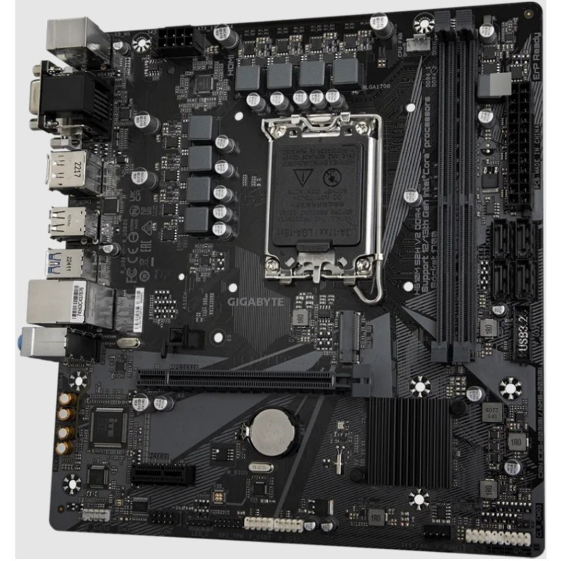 Buy GIGABYTE H610M S2H V2 DDR4 Motherboard - LGA1700, Supports 14th Gen Intel, D... in Cyprus, Nicosia, Limassol, Larnaka, Pafos