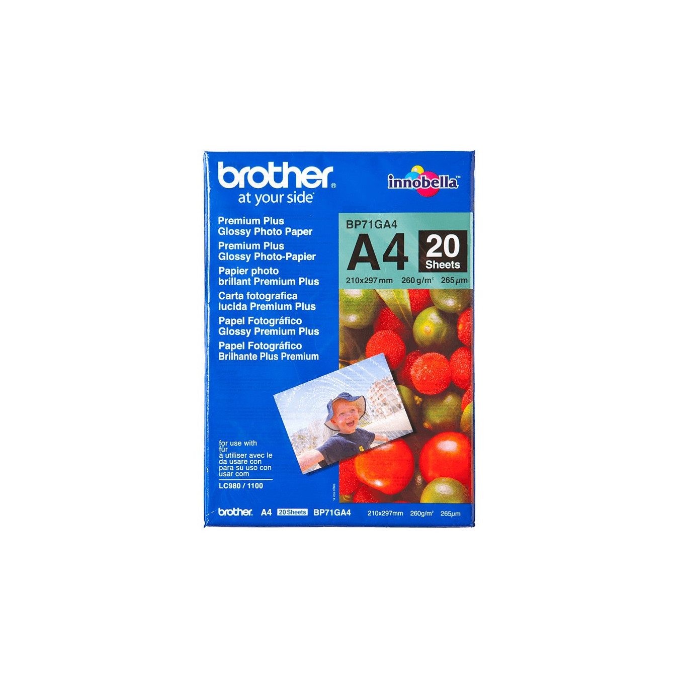 BROTHER BP71GA4 Fotopapier A4 20BL — Buy in Cyprus with Fast Delivery