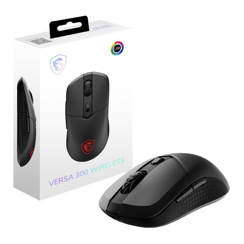 Buy MSI VERSA 300W - Wireless Gaming Mouse - Black, Right-Handed, 8000 DPI, Tri-... in Cyprus, Nicosia, Limassol, Larnaka, Pafos