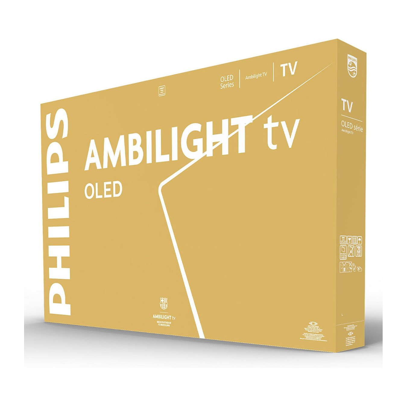 194cm 77' (3840x2160) Philips 77OLED810 12 16:9 OLED 144Hz 4x HDMI 2.1 2x USB LAN WLAN Ambilight Google TV HDR10+ Dol...
