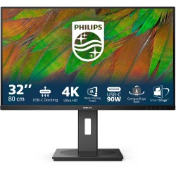 Buy Philips 32B1U3900 - 31.5in 4K UHD VA Monitor, HDMI/DP/USB-C, Black in Cyprus, Nicosia, Limassol, Larnaka, Pafos