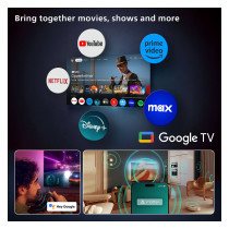 194cm 77' (3840x2160) Philips 77OLED810 12 16:9 OLED 144Hz 4x HDMI 2.1 2x USB LAN WLAN Ambilight Google TV HDR10+ Dol...