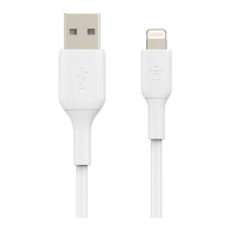 Belkin Lightning Lade Sync Kabel PVC. mfi zertifiziert 1m weiß — Buy in Cyprus with Fast Delivery