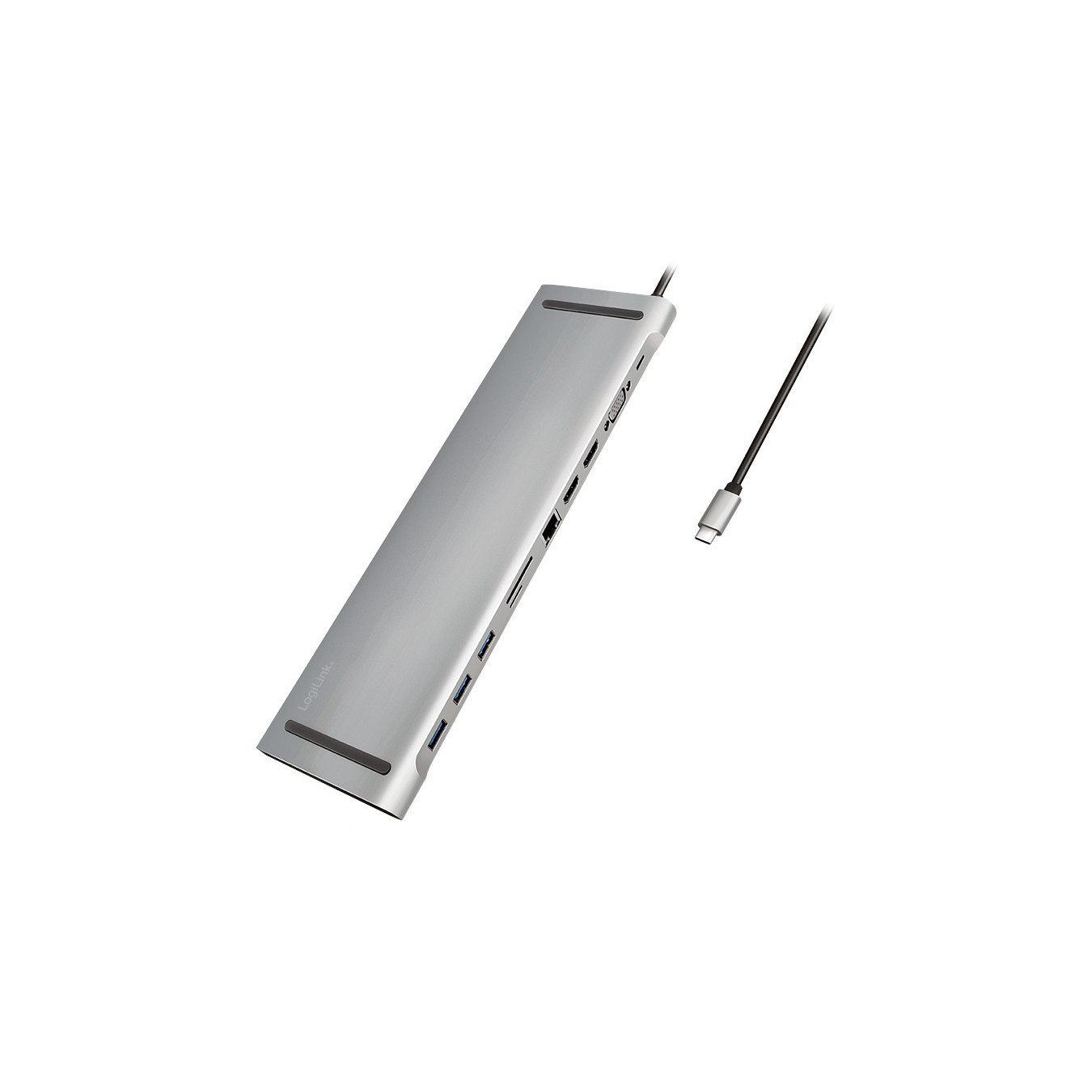 LogiLink UA0373 USB-C 11-in-1 Docking Station 100W PD | HDMI, VGA, Ethernet — Armenius Store Cyprus