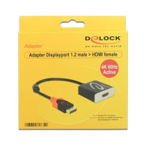 DisplayPort to HDMI (ST - BU) Adapter DeLock 4K — Buy in Cyprus with Fast Delivery