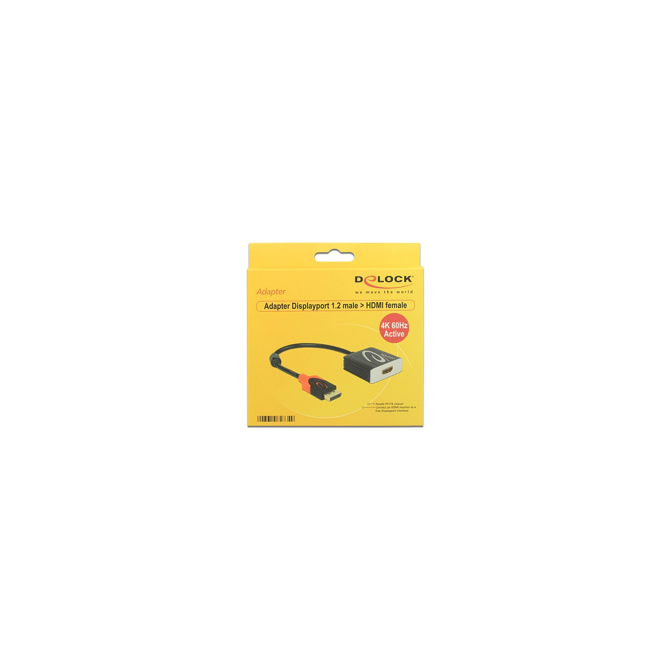 DisplayPort to HDMI (ST - BU) Adapter DeLock 4K — Buy in Cyprus with Fast Delivery