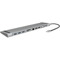 LogiLink UA0373 USB-C 11-in-1 Docking Station 100W PD | HDMI, VGA, Ethernet — Armenius Store Cyprus