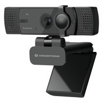 CONCEPTRONIC Webcam USB-A2.0 -C 80° 4K 30Hz UltraHD+Mikro sw — Buy in Cyprus with Fast Delivery