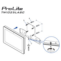 iiyama 25.5cm (10.1') TW1025LASC-B3PNR 16:10 M-Touch IPS — Buy in Cyprus with Fast Delivery