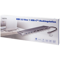 LogiLink UA0373 USB-C 11-in-1 Docking Station 100W PD | HDMI, VGA, Ethernet — Armenius Store Cyprus
