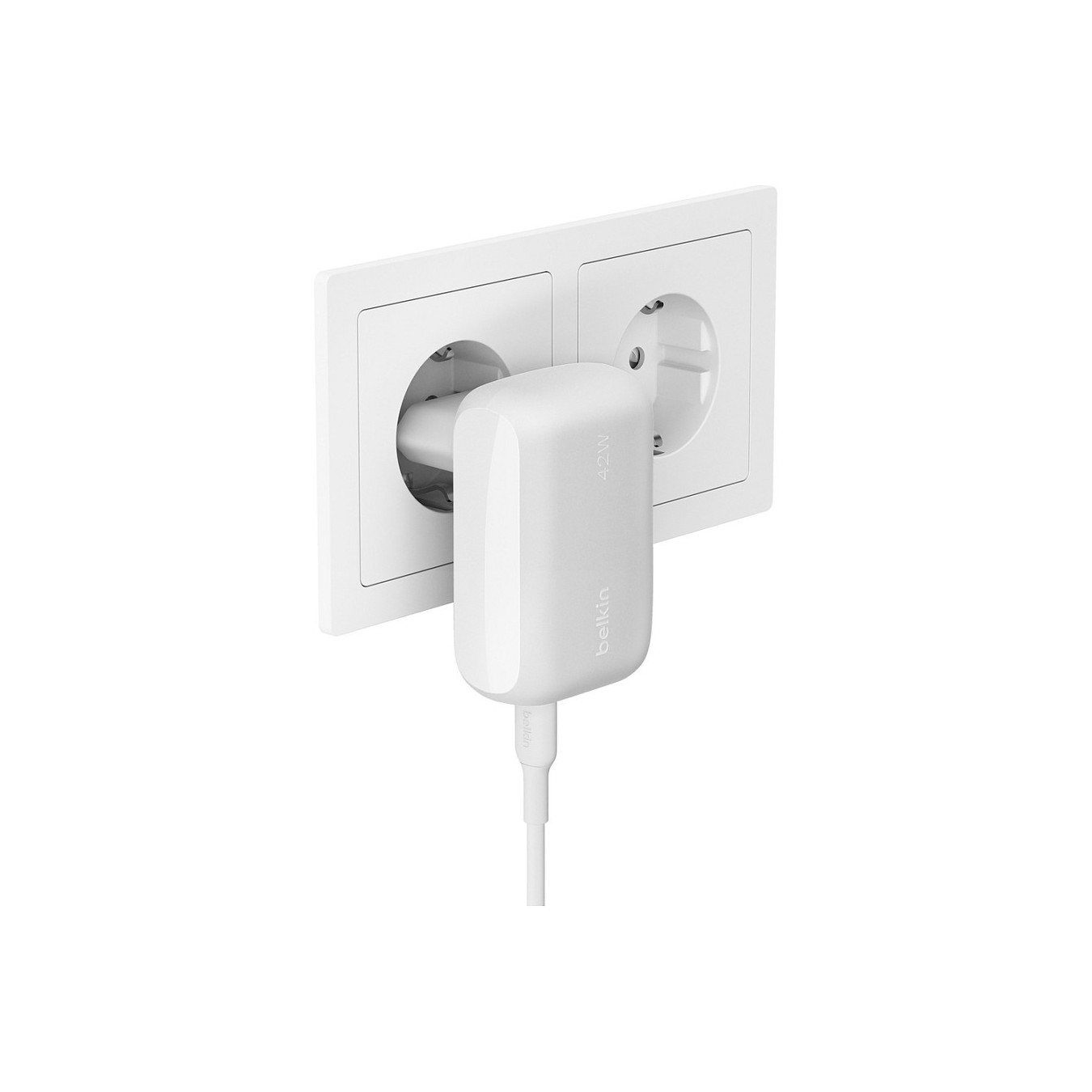 Belkin BOOST CHARGE 42W Dual Ladegerät mit PD+PPS. w — Buy in Cyprus with Fast Delivery