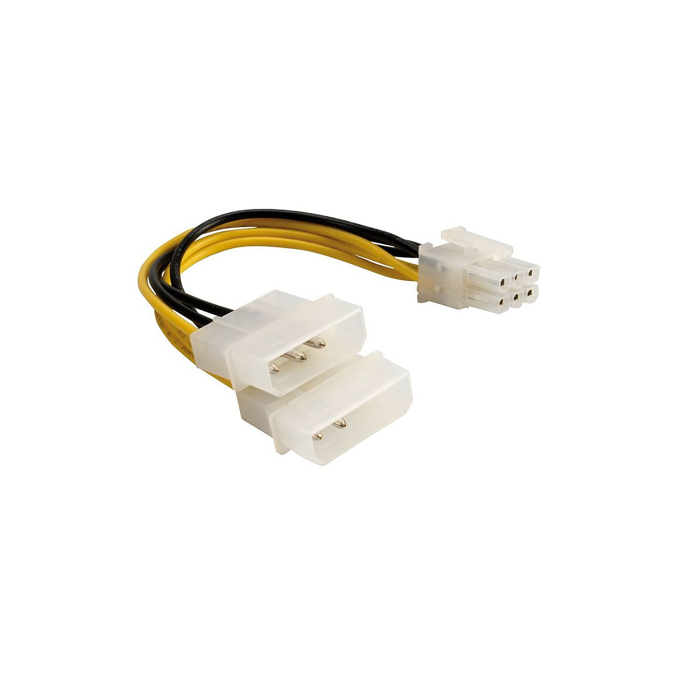 Inter.2x Molex to 6pin Graka Delock — Buy in Cyprus with Fast Delivery
