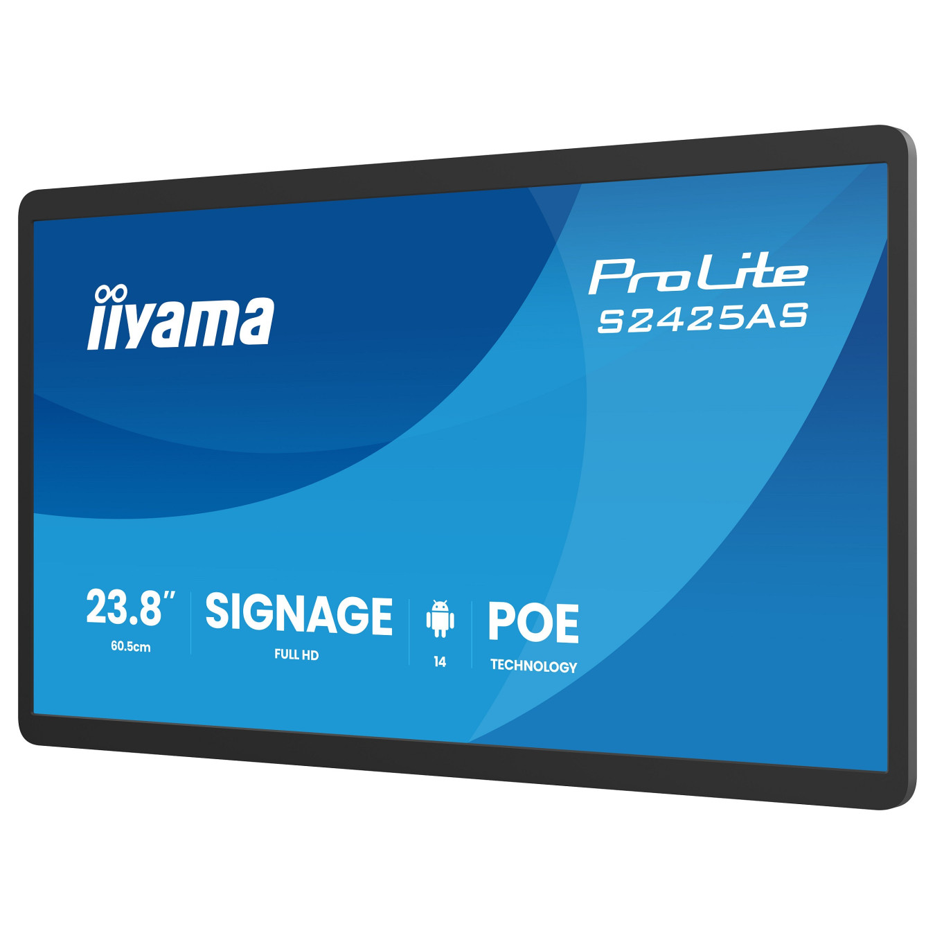iiyama 60.5m (23.8') S2425AS-B1P 16:9 USB-C IPS — Buy in Cyprus with Fast Delivery