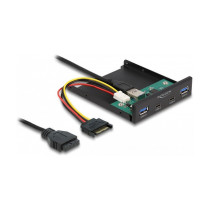 DELOCK 8.89cm 3.5Zoll USB 3.2 Gen 1 Front Panel 2 x USB Type-C + 2 x USB Typ-A — Buy in Cyprus with Fast Delivery