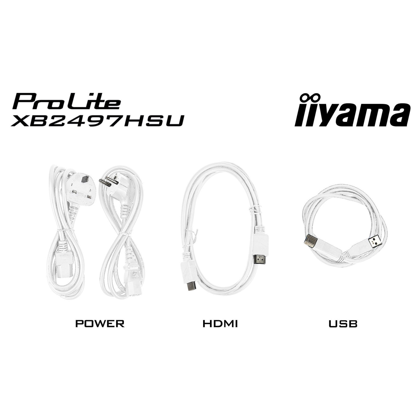 iiyama ProLite XB2497HSU-W1 Monitor 60.5 cm (24') weiß — Buy in Cyprus with Fast Delivery