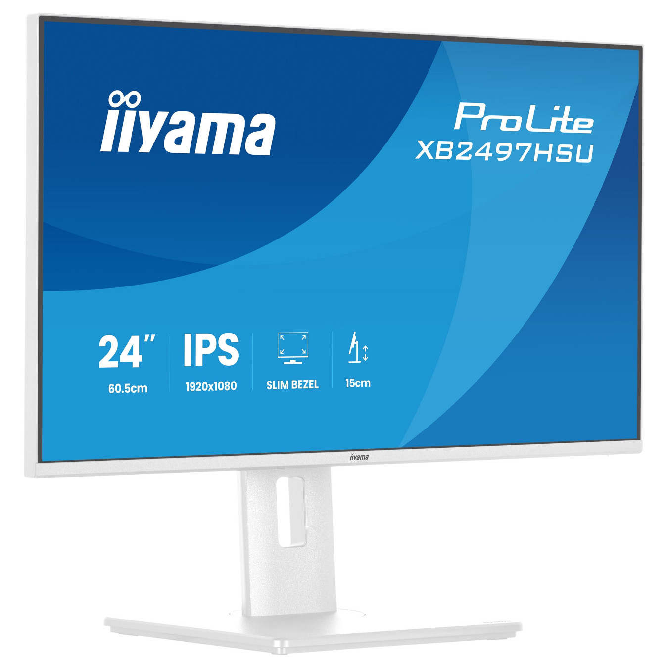 iiyama ProLite XB2497HSU-W1 Monitor 60.5 cm (24') weiß — Buy in Cyprus with Fast Delivery
