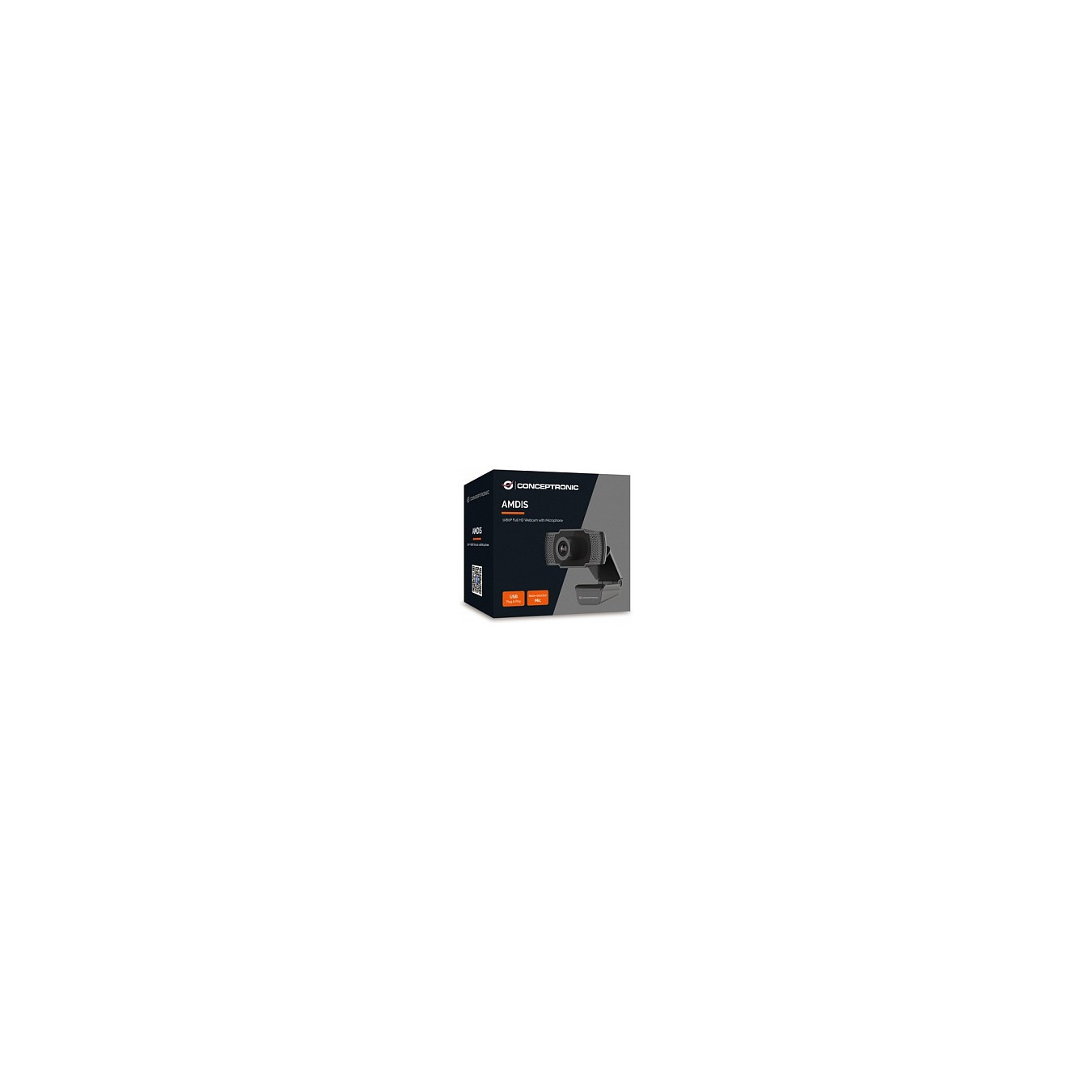 CONCEPTRONIC Webcam USB-A2.0 90° 1080P 30Hz FullHD +Mikro sw — Buy in Cyprus with Fast Delivery