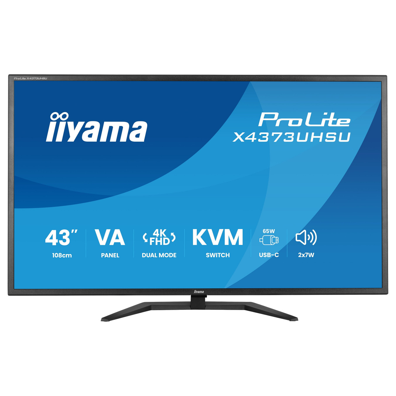 iiyama ProLite X4373UHSU-B2 Monitor 108 cm (43') mattschwarz — Buy in Cyprus with Fast Delivery