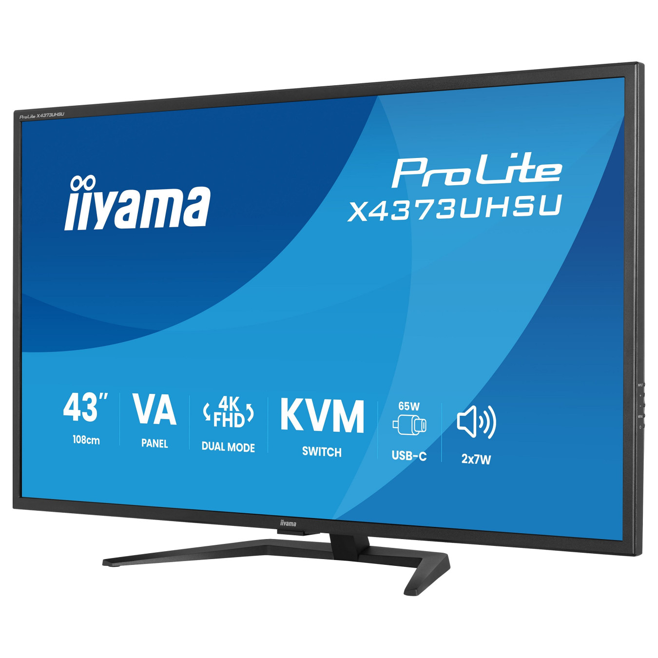 iiyama ProLite X4373UHSU-B2 Monitor 108 cm (43') mattschwarz — Buy in Cyprus with Fast Delivery