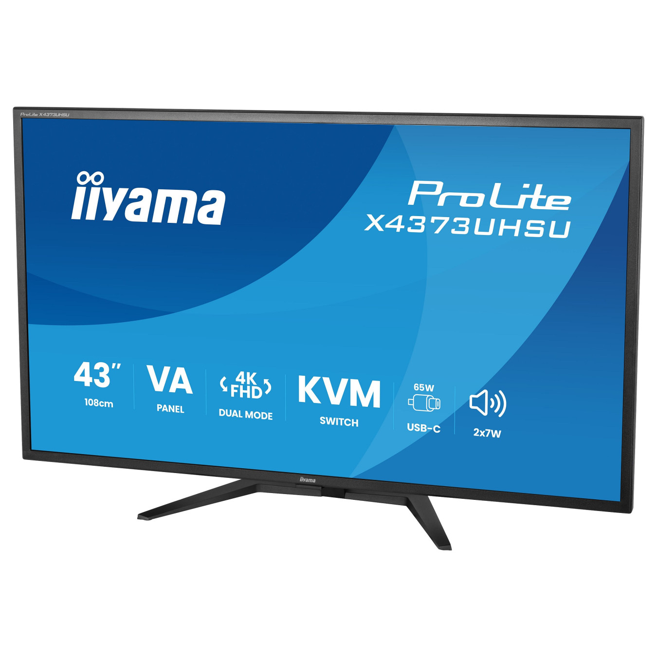 iiyama ProLite X4373UHSU-B2 Monitor 108 cm (43') mattschwarz — Buy in Cyprus with Fast Delivery