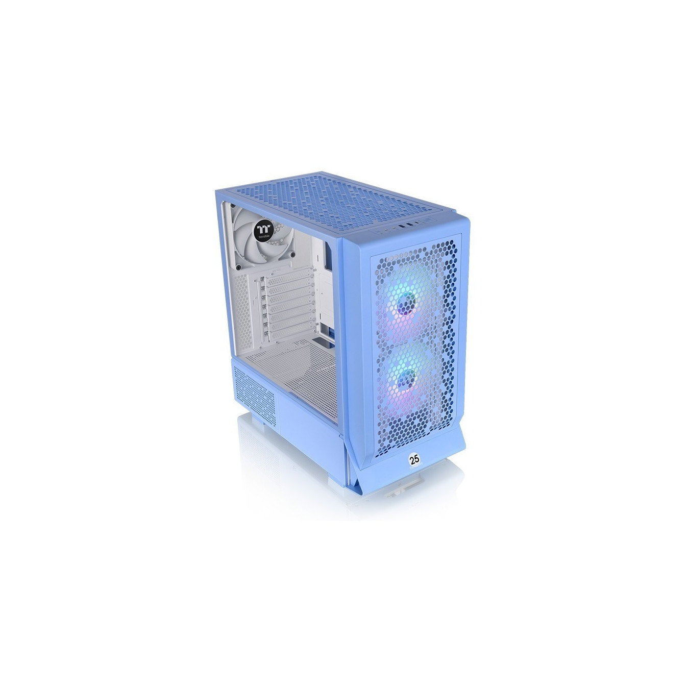Thermaltake Ceres 330 TG - Hydrangea Blue - Mid Tower ATX/E-ATX, Tempered Glass, ARGB, 2x140mm Included