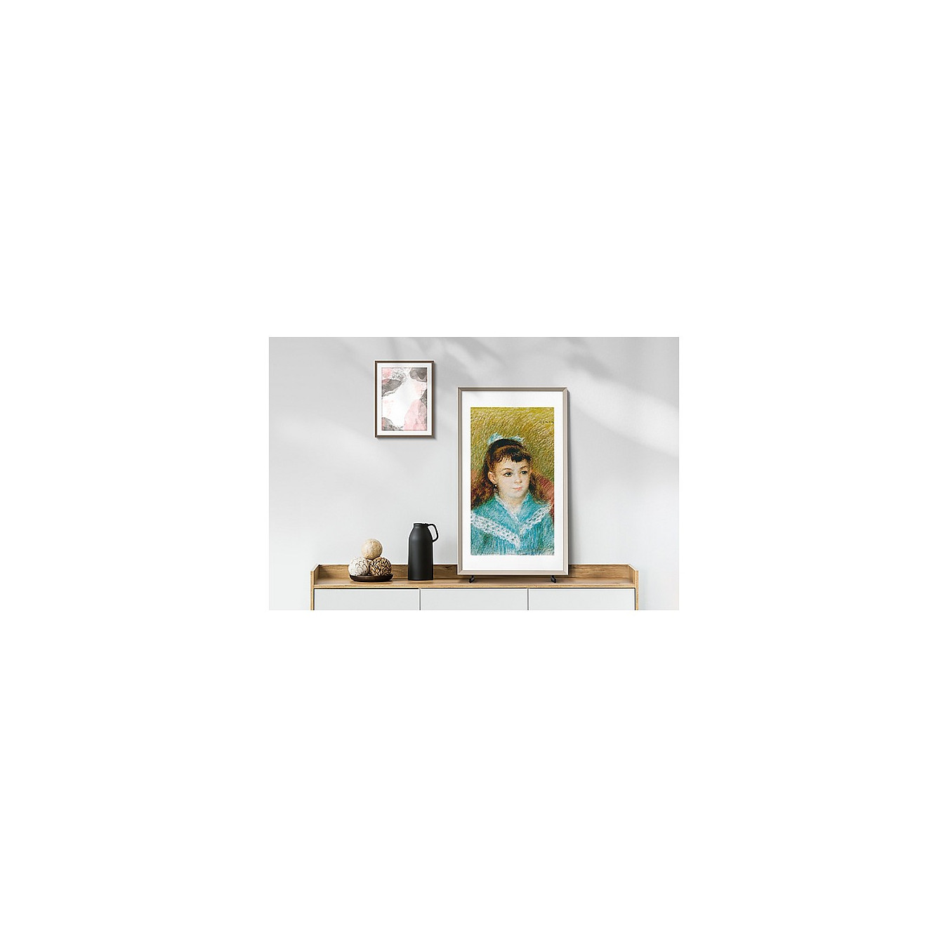 80.0cm 32' (1920x1080) Samsung The Frame GQ32LS03CBUXZG 16:9 QLED 50Hz HDMI USB WLAN Bluetooth HDR10+ Speaker Black