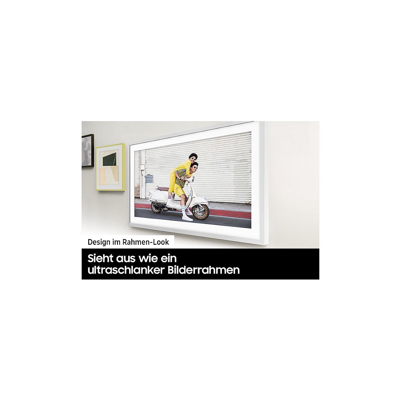 80.0cm 32' (1920x1080) Samsung The Frame GQ32LS03CBUXZG 16:9 QLED 50Hz HDMI USB WLAN Bluetooth HDR10+ Speaker Black