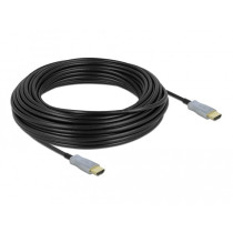 DELOCK Active Optical HDMI Cable - 4K 60Hz - 20 m - Black - HDMI Type A Male to Male — Buy in Cyprus with Fast Delivery