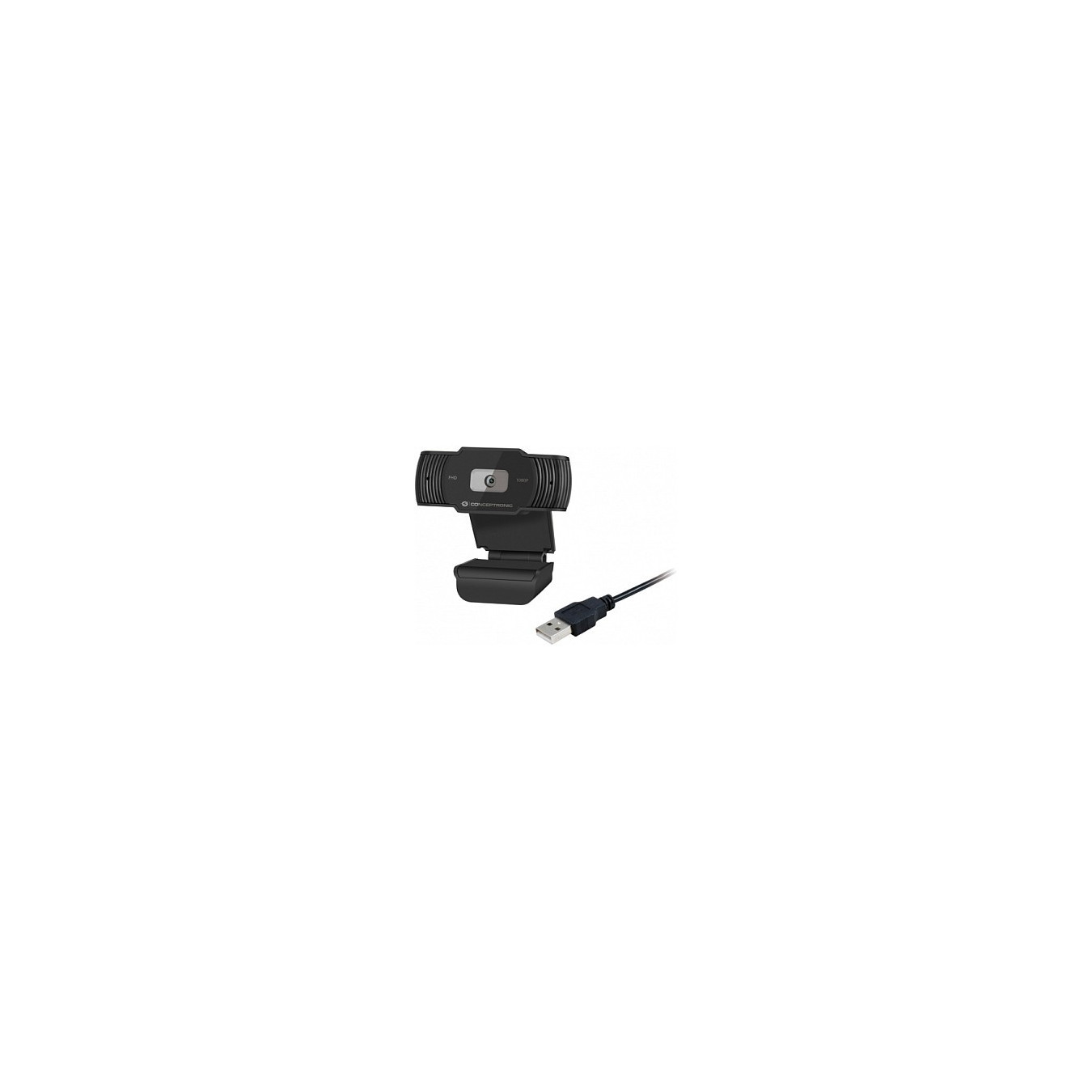 CONCEPTRONIC Webcam USB-A2.0 65° 1080P 30Hz FullHD +Mikro sw — Buy in Cyprus with Fast Delivery
