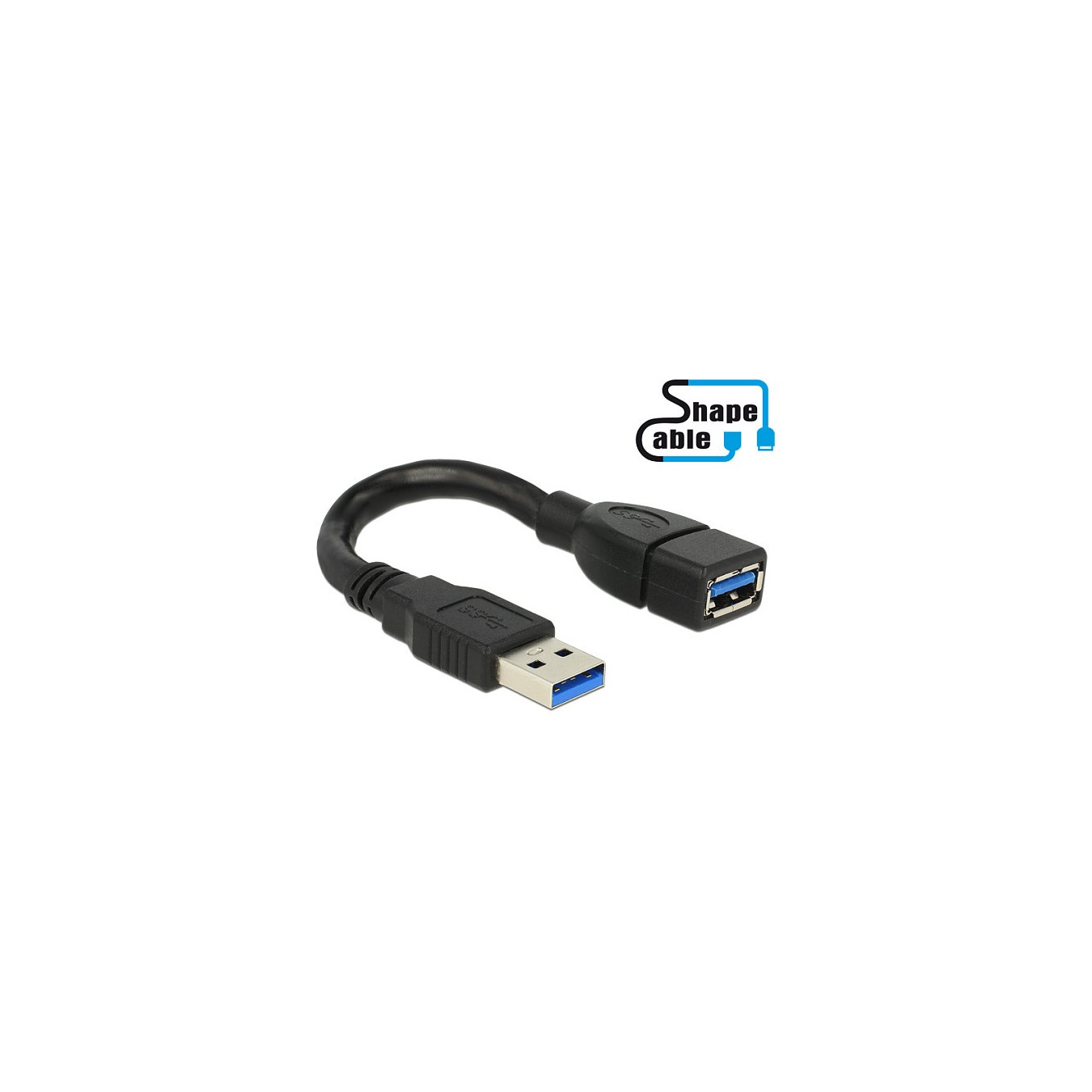 DeLock Kabel USB 3.0-A St to BU ShapeCab — Buy in Cyprus with Fast Delivery