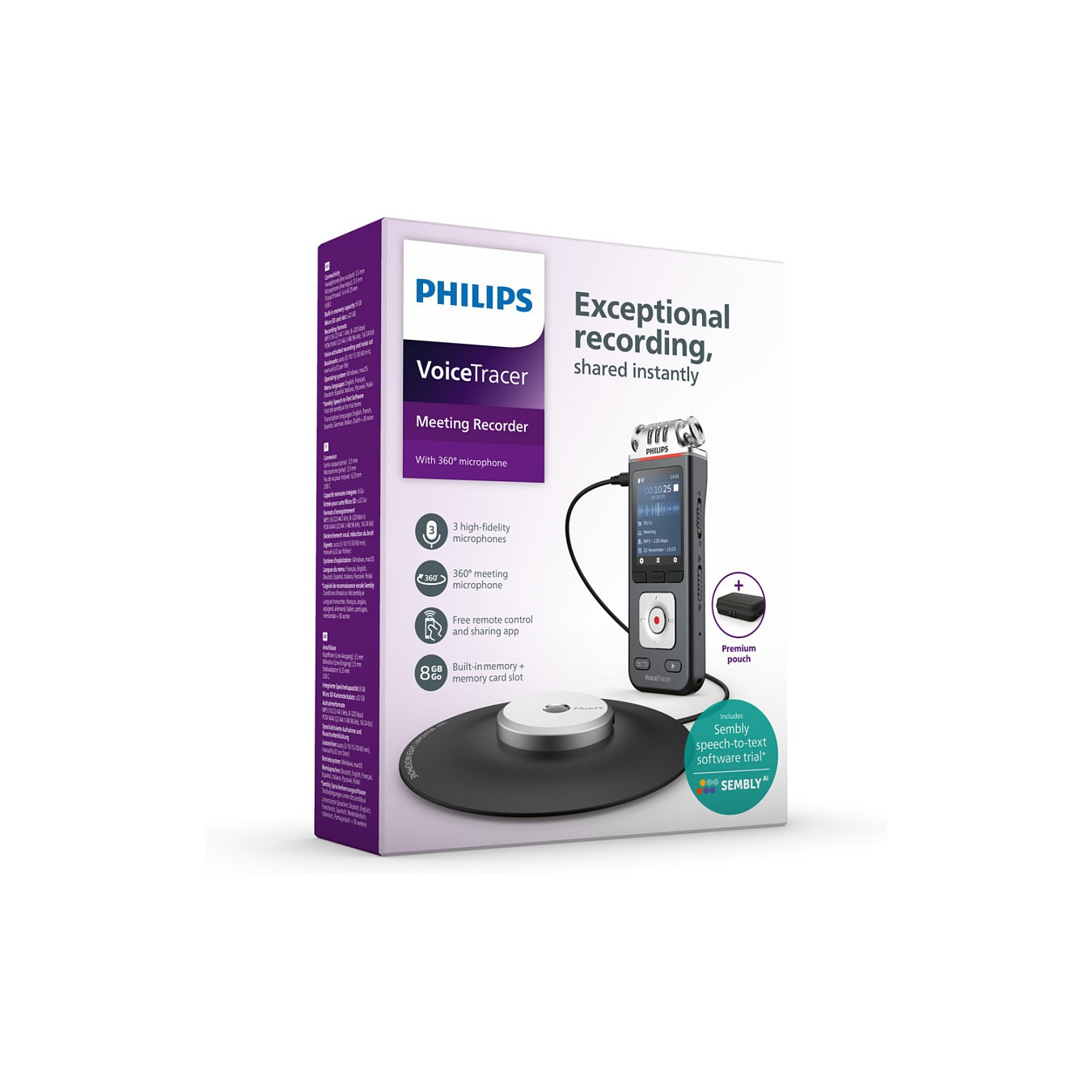 Philips DVT8115 Digital Voice Tracer — Buy in Cyprus with Fast Delivery