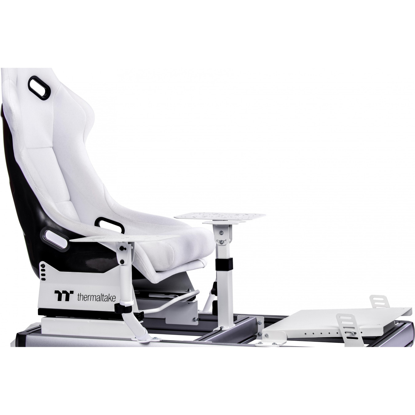 Thermaltake Flight Simulator Cockpit - GSC-F50-CPASWH-01 - Snow White, Aluminum Frame, 120kg Capacity