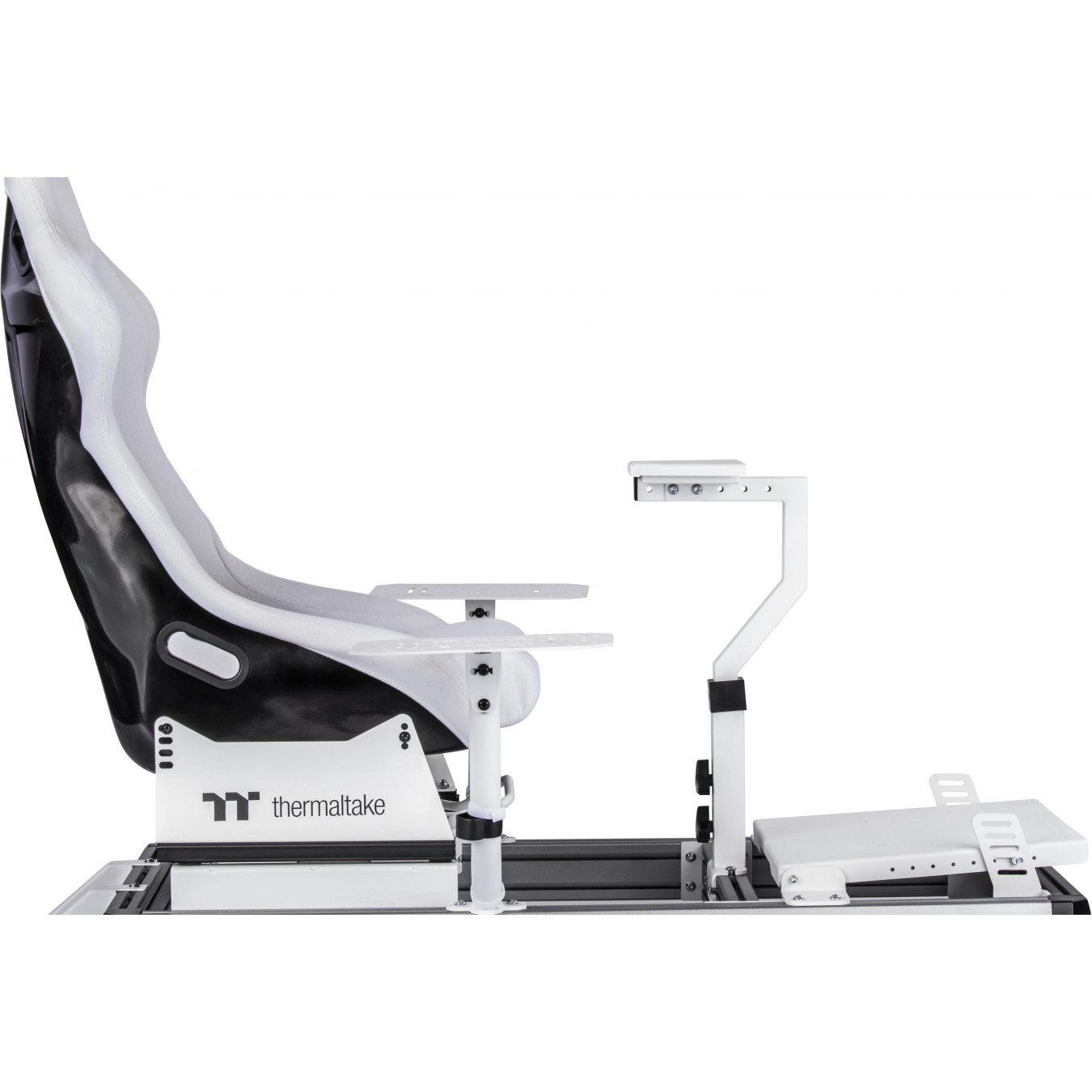 Thermaltake Flight Simulator Cockpit - GSC-F50-CPASWH-01 - Snow White, Aluminum Frame, 120kg Capacity