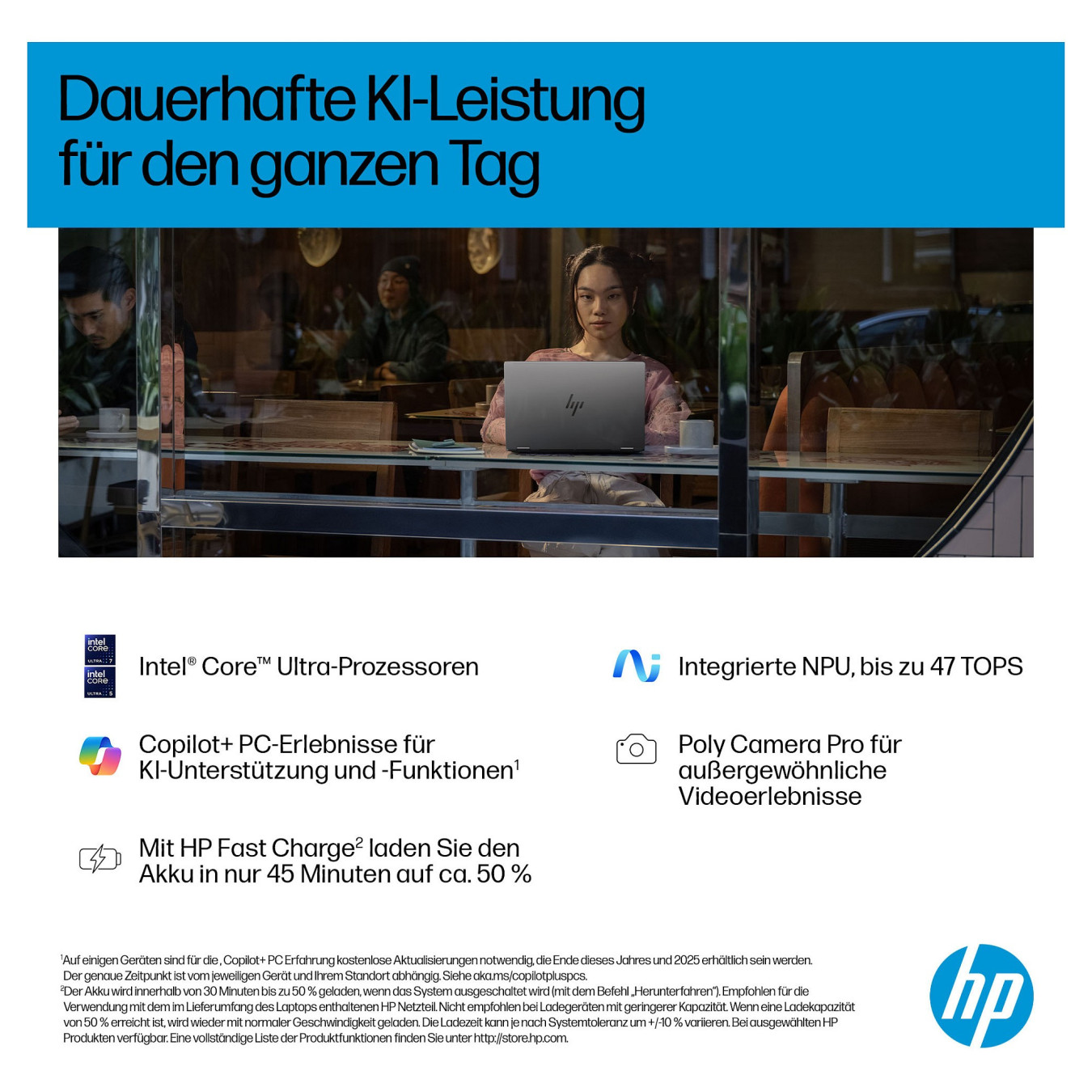HP OmniBook X Flip 14-fm0455ng - 2-in-1 AI Laptop Intel Core Ultra 7 256V 16GB 1TB | Armenius Store