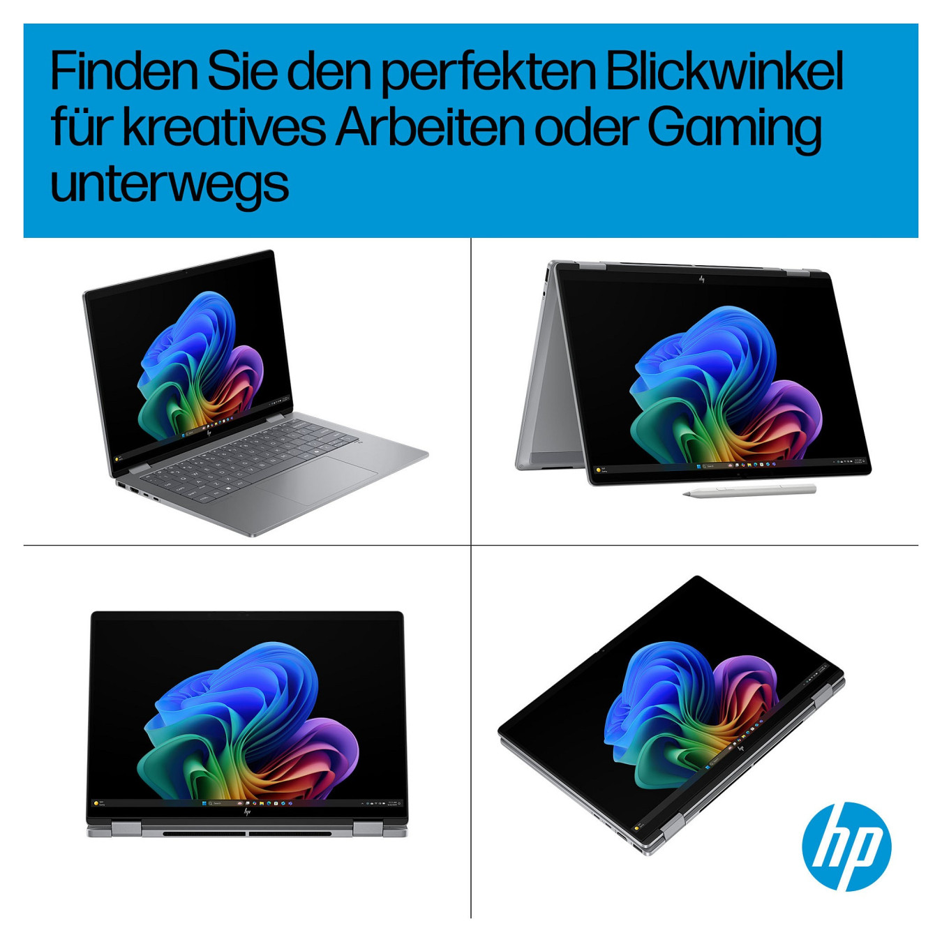 HP OmniBook X Flip 14-fm0455ng - 2-in-1 AI Laptop Intel Core Ultra 7 256V 16GB 1TB | Armenius Store