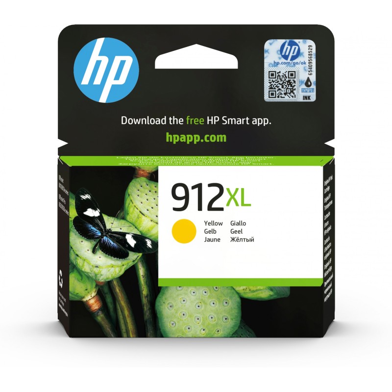 Buy HP 912XL Ink Cartridge - High Yield Original Yellow (8.5 ml, ~700 pages) in Cyprus, Nicosia, Limassol, Larnaka, Pafos