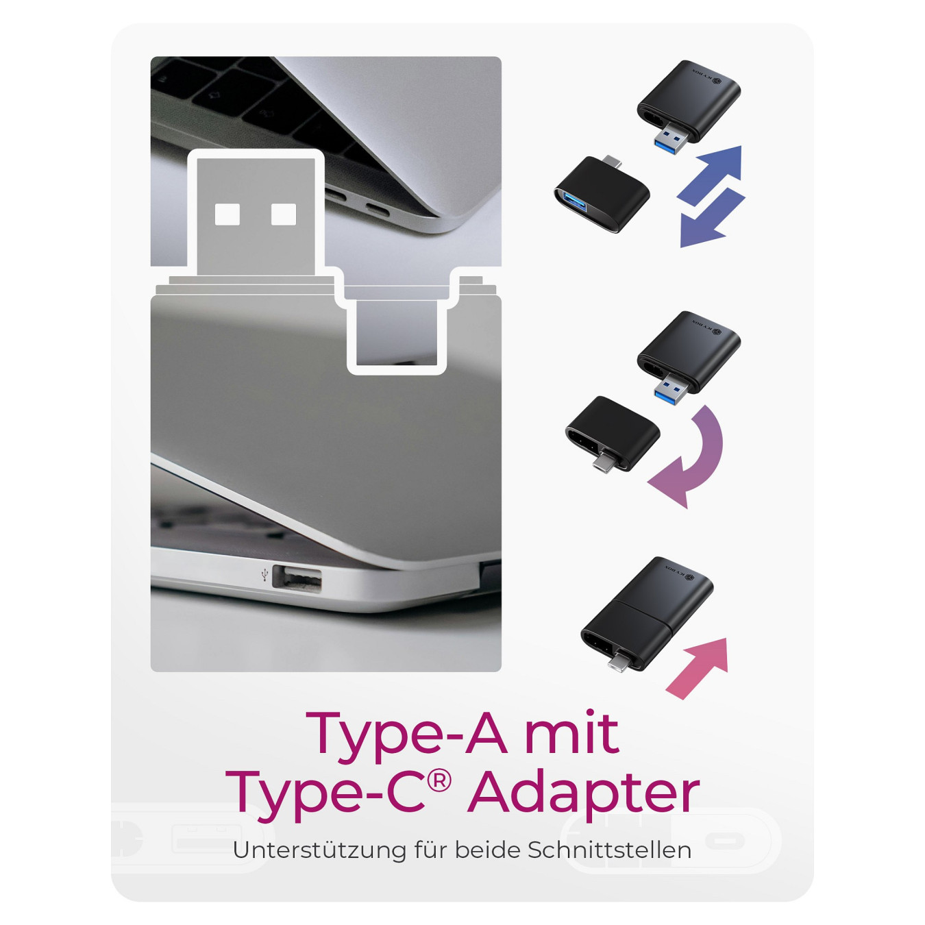 ICY BOX IB-CR204-CU3 2-in-1 USB 3.2 Gen 1 Card Reader — Buy in Cyprus with Fast Delivery